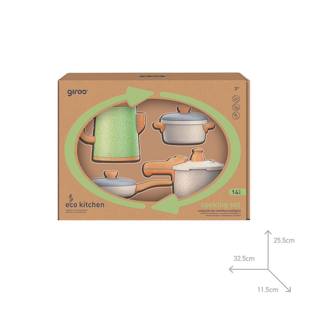Giros Eco Set Chá 14 Peças Bio Plástico
