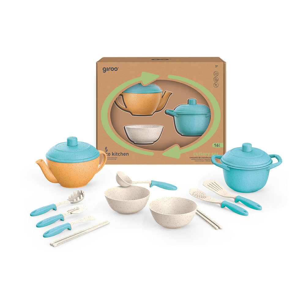 Giros Eco Set Cozinha 16 Peças Bio Plástico