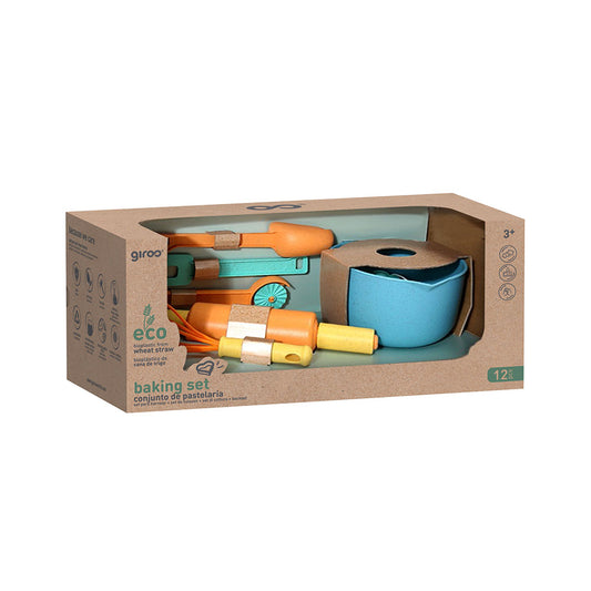 Conjunto Pastelaria 12 Pcs Bio Plástico Giros