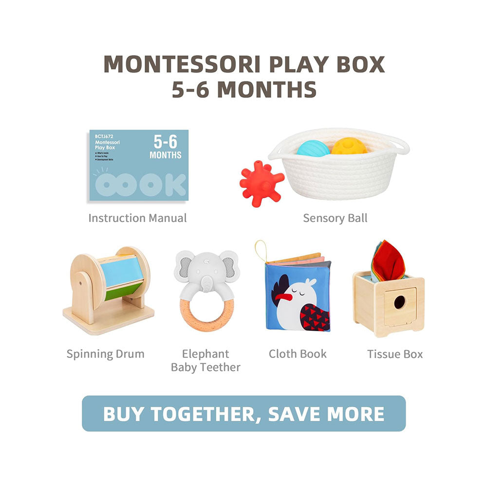 Caixa Educacional Montessori 13 pcs 5m+