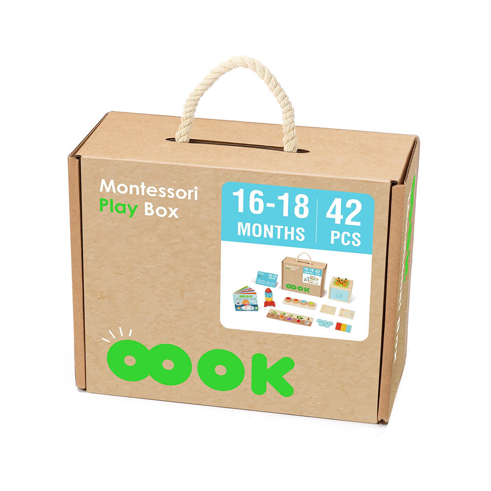 Caixa Educacional Montessori 42 pcs 16m+