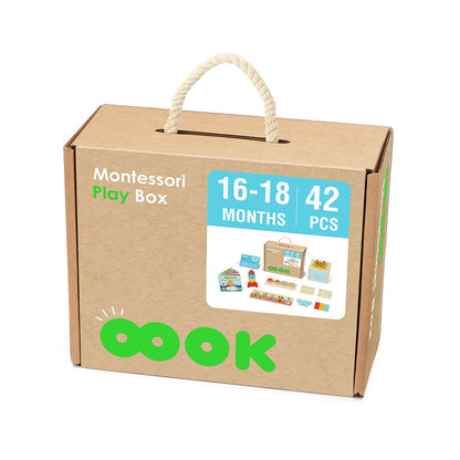Caixa Educacional Montessori 42 pcs 16m+