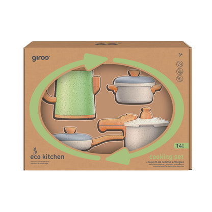 Giros Eco Set Chá 14 Peças Bio Plástico