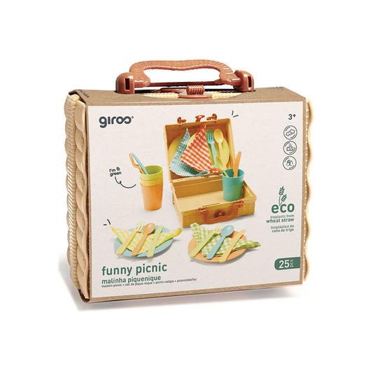 Malinha Piquenique 25 Pcs Bio Plástico Giros