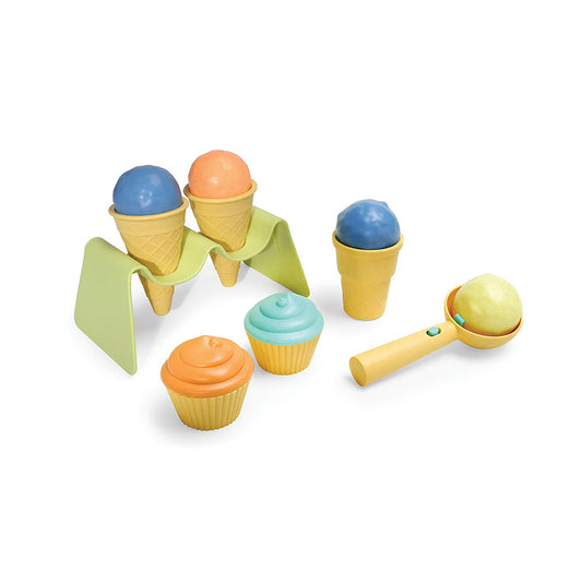 Conj. Gelados e Bolinhos 13 Pcs Bio Plástico Giros