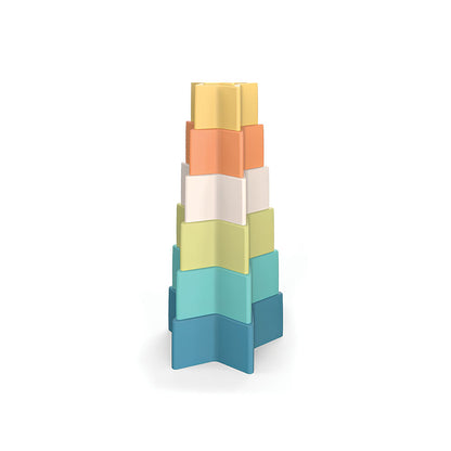 Torre Empilhar Estrelinhas 6 Pcs Bio Plástico Giros
