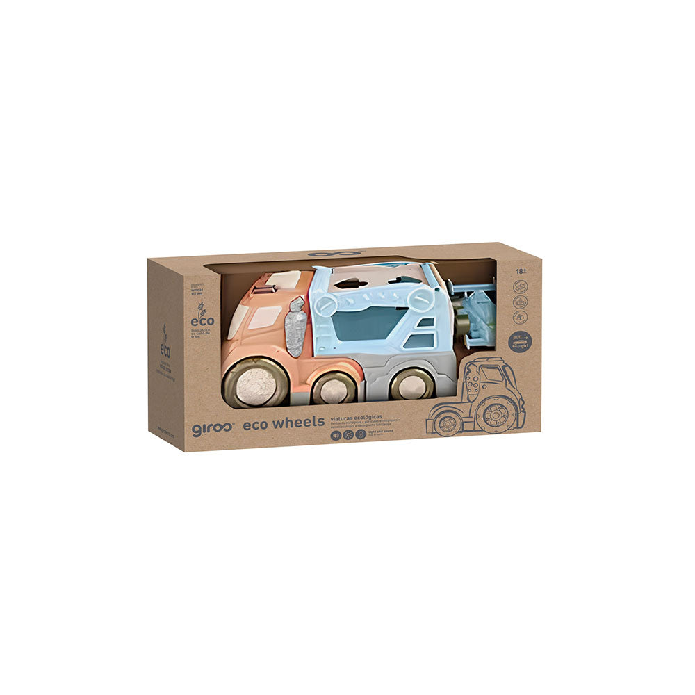 Giros Eco Camião Transporte com Carrinho 30 cm