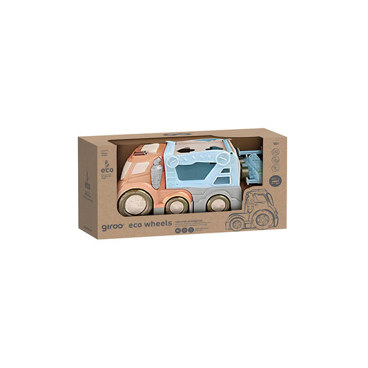 Giros Eco Camião Transporte com Carrinho 30 cm
