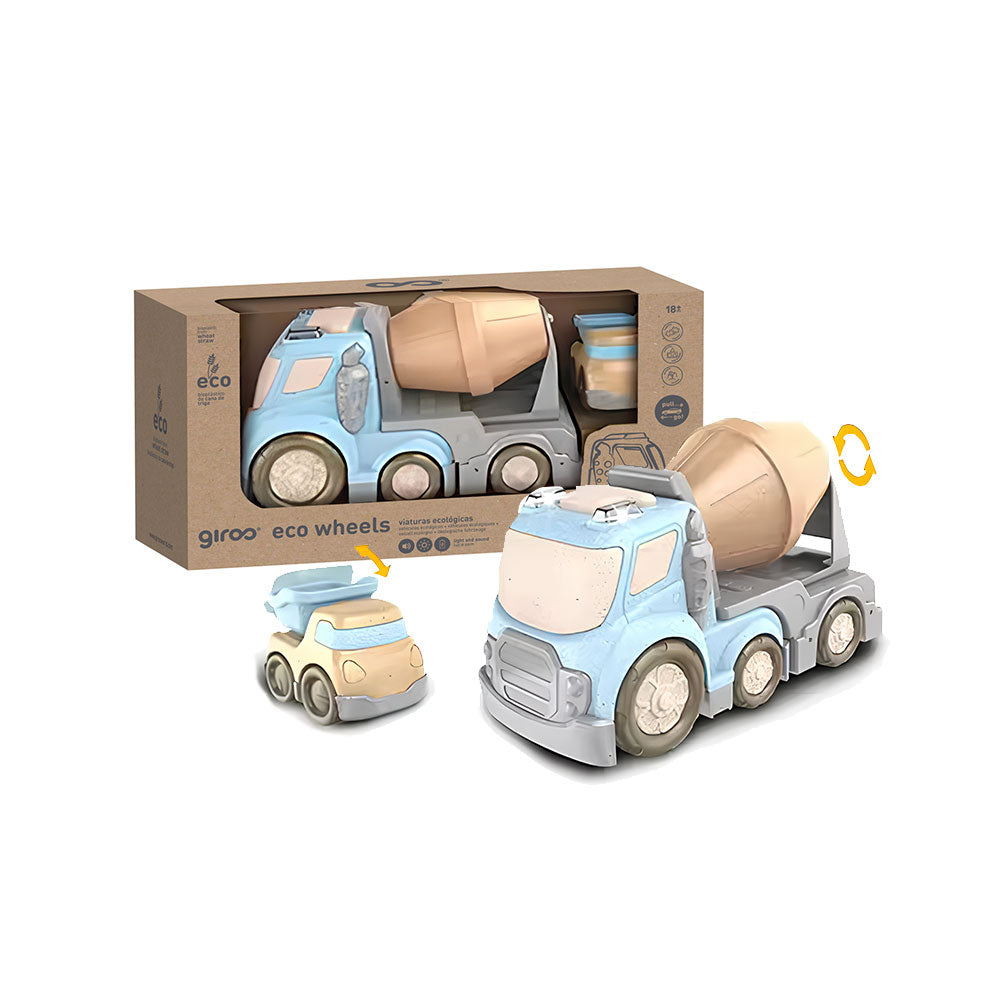 Giros Eco Camião Betoneira com Carrinho 30 cm
