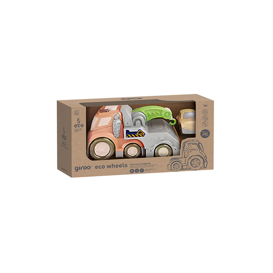 Giros Eco Camião Grua com Carrinho 30 cm