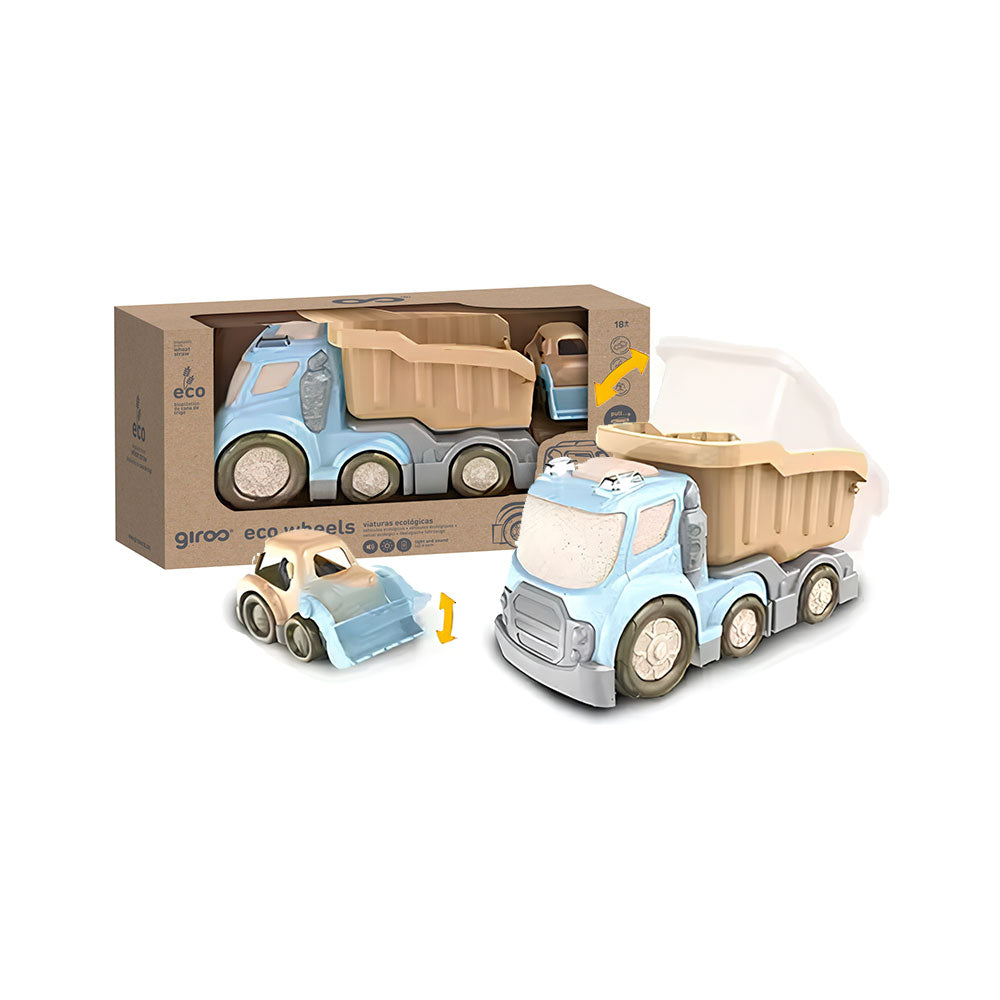 Giros Eco Camião Construção com Carrinho 30 cm