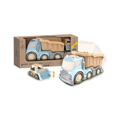 Giros Eco Camião Construção com Carrinho 30 cm