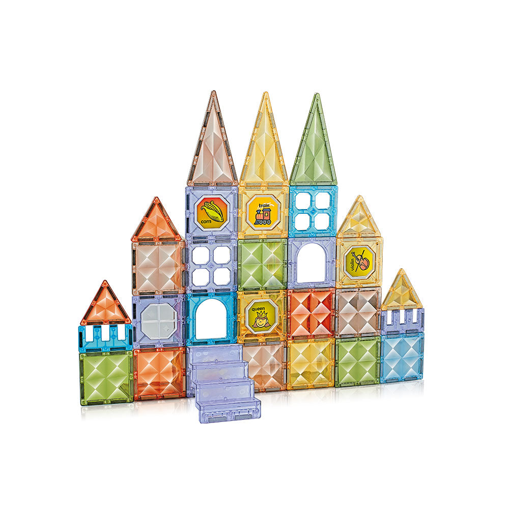 Jogo Magnético Formas Diamond 48 pcs
