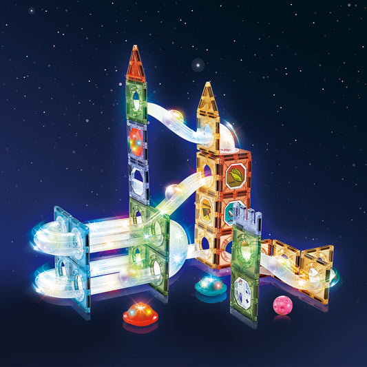 Jogo Magnético Luminoso 90 Pcs