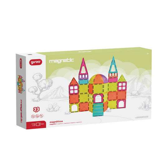 Jogo Magnético Formas 33 pcs