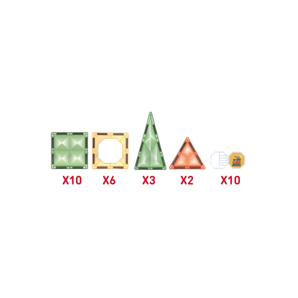 Jogo Magnético Formas Diamond 31 pcs