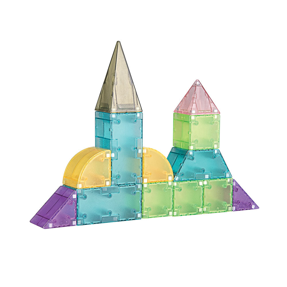 Jogo Magnético Blocos Transparentes 22 pcs