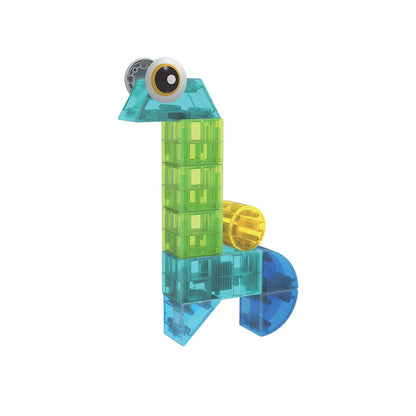 Jogo Magnético Blocos Transparentes 22 pcs