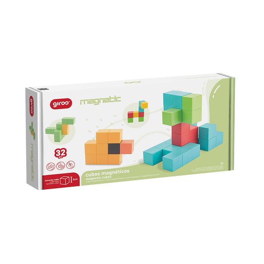 Jogo 32 Cubos Magnéticos