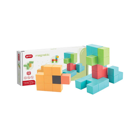 Jogo 32 Cubos Magnéticos