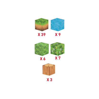 Jogo Magnético A Floresta 64 cubos