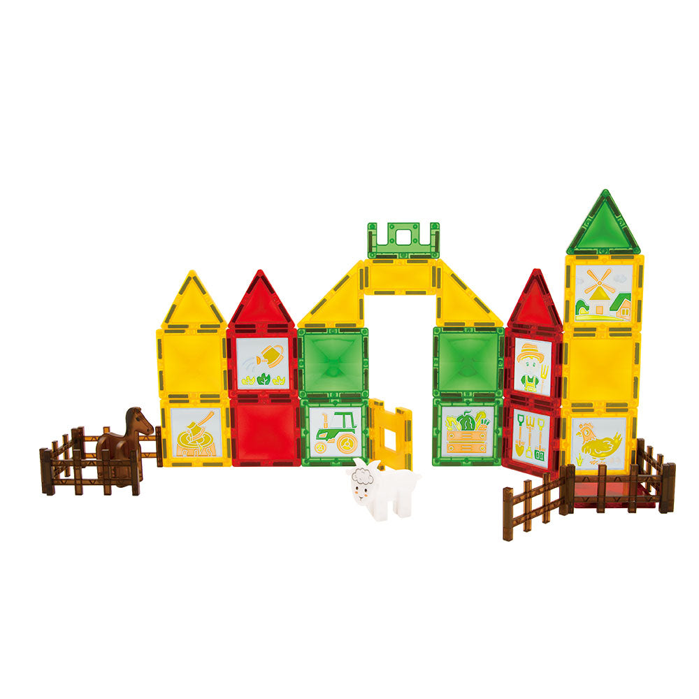 Jogo Magnético A Quinta 46 pcs c/ 6 Marcadores