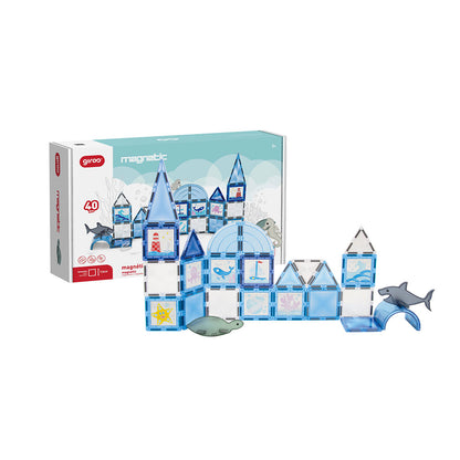 Jogo Magnético O Oceano 40 pcs c/ 6 Marcadores