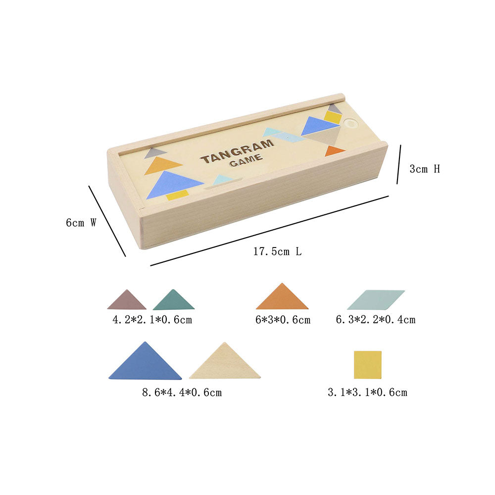 Jogo Tangram em Madeira