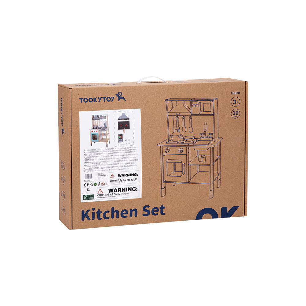 Cozinha Madeira DeLuxe 10 pcs 3+
