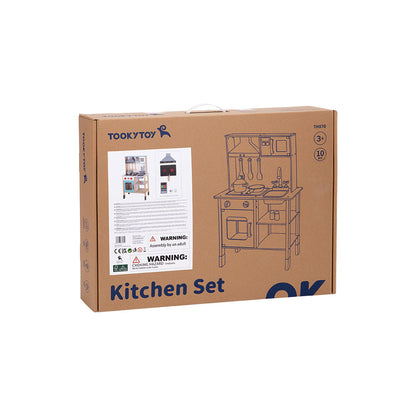 Cozinha Madeira DeLuxe 10 pcs 3+