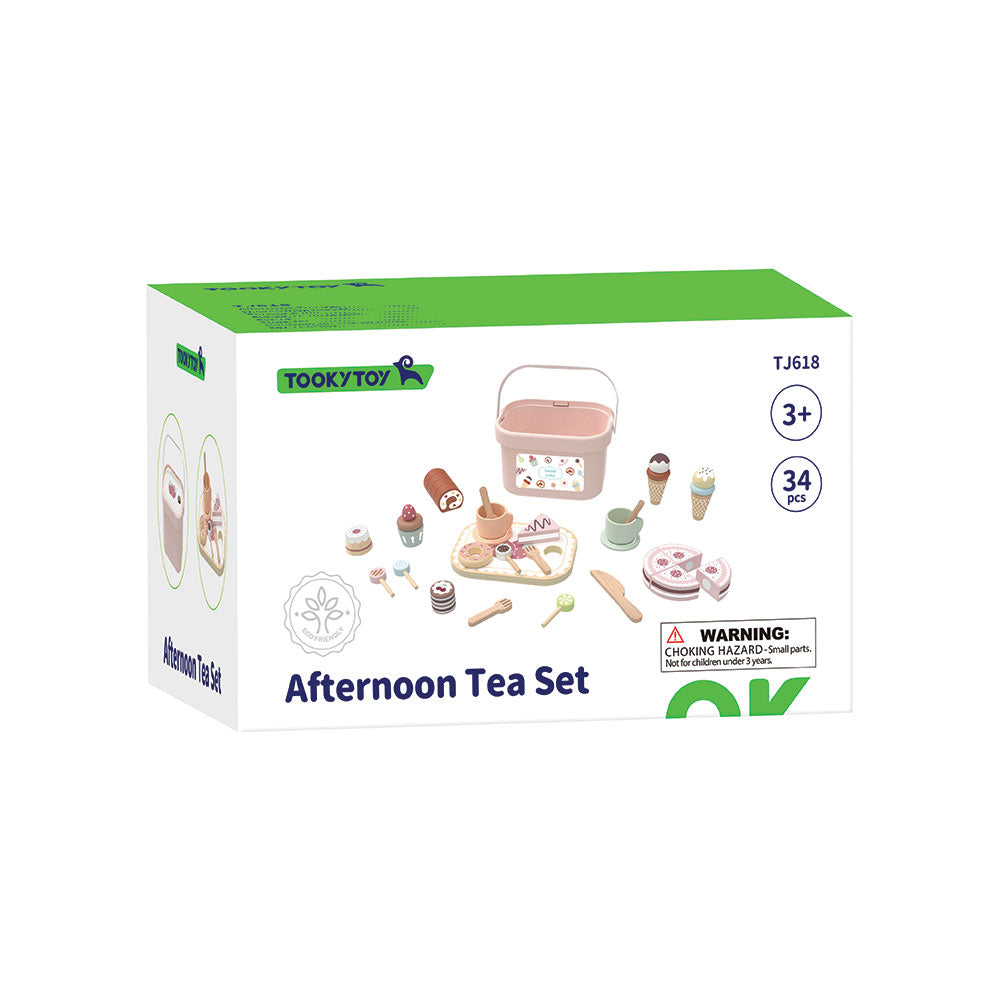 Set Lancheira Madeira 34 pcs 3+