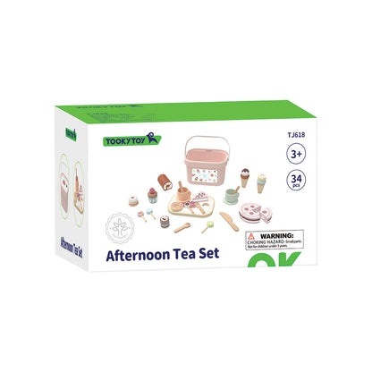Set Lancheira Madeira 34 pcs 3+