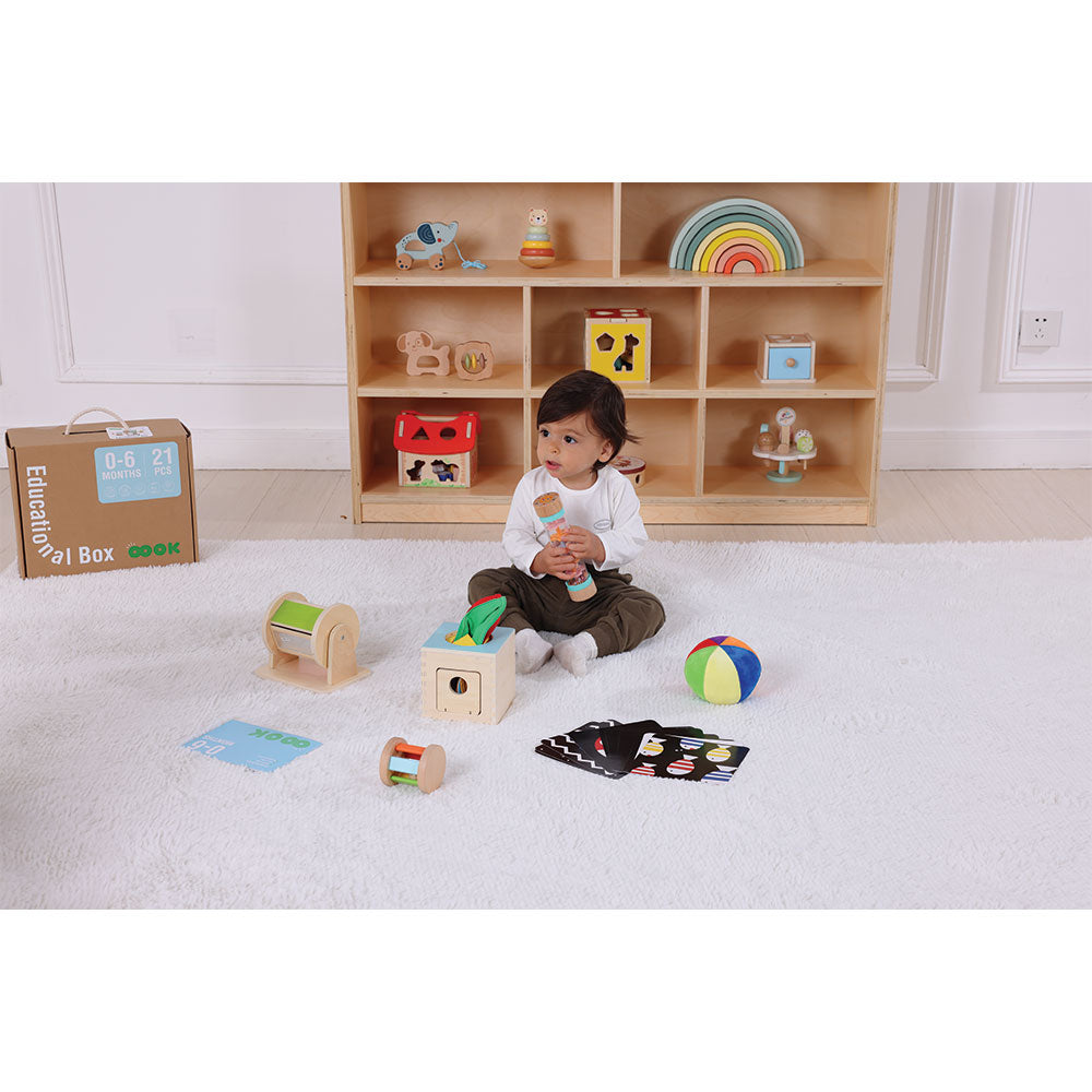 Caixa Educacional Montessori 21 pcs 0m+