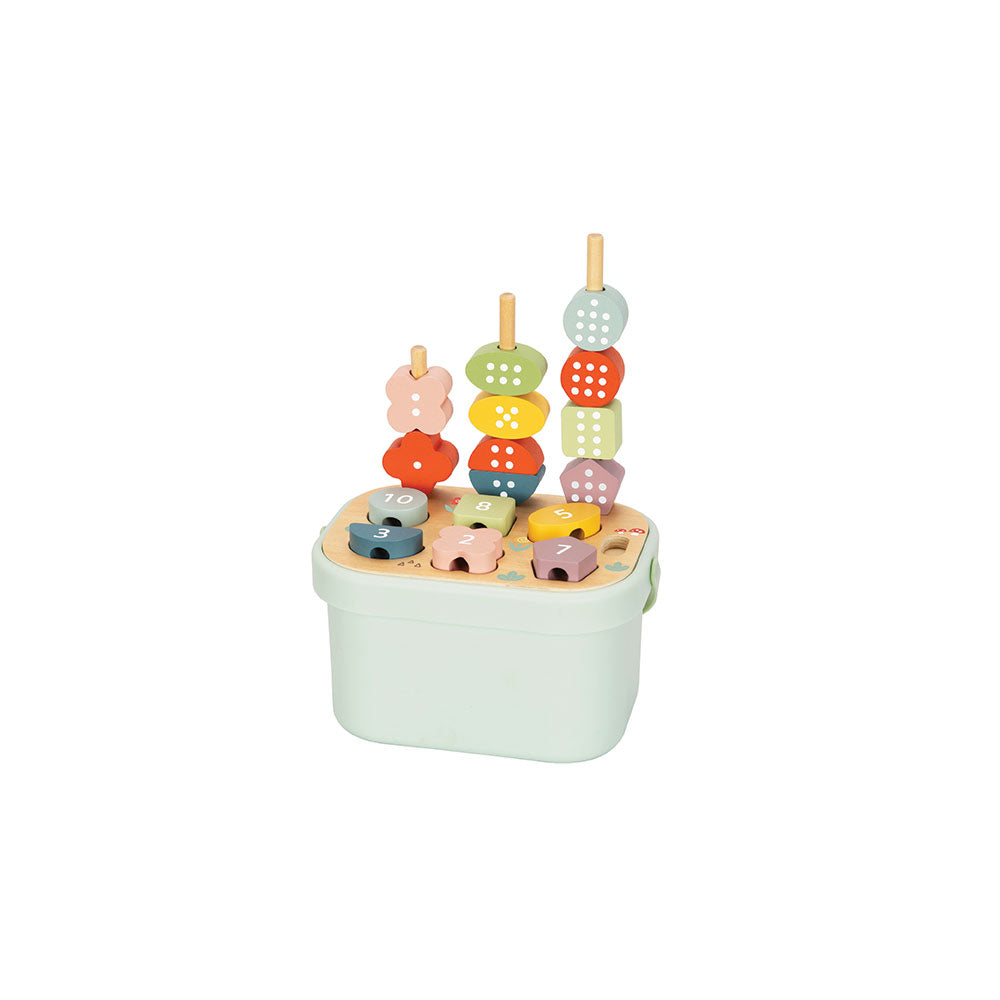 Cestinha Madeira Jardim 34 pcs 3+